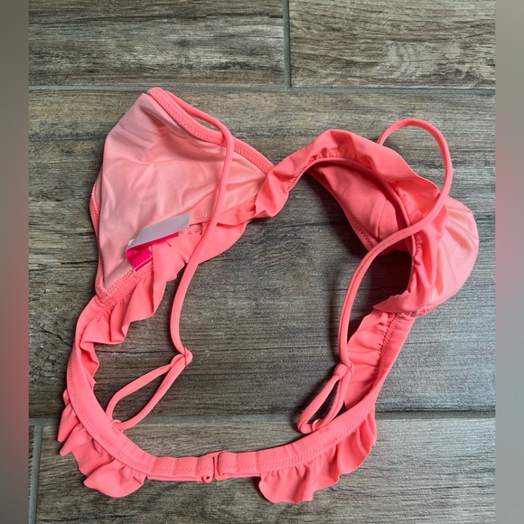 Pink Ruffled Bikini Top - Picture 2 of 2